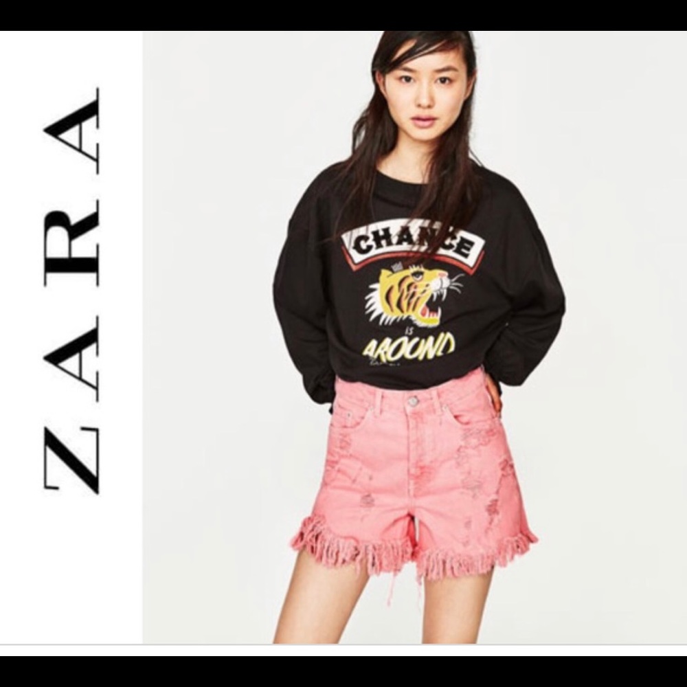 High waisted Zara shorts
